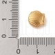 Entremeio/Pendente Concha 9mm - Aço Inox Dourado