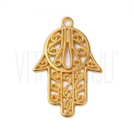 Pendente Mão de Fátima (Hamsa)...