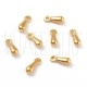 Terminal Gota 7.5mm furo 1mm - Aço Inox Dourado