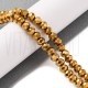 Fiada Cristal Facetado 6mm - DOURADO