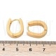 Brinco Oval 16x13.5mm - Aço inox Dourado
