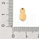  Pendente Mini Ananás 11x5.5mm - Aço Inox Dourado