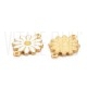Entremeio Margarida (Flor) 21x15mm - Aço Inox Dourado