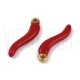 Pendente Pimenta (Amuleto) 20x6mm - Aço Inox Dourado