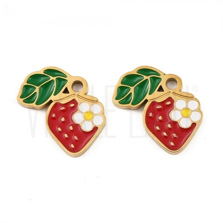 Pendente Morango  12x11mm  - A...