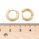 Brinco argola 13mm (2.5mm espessura) - Aço Inoxidável 304 - Dourado 