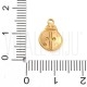  Pendente Ladybug (Joaninha) 12x8.5mm - Aço Inox Dourado