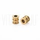 Entremeio/ Separador 6x6mm Furo: 3mm - Aço Inox Dourado 201