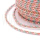 Fio Polycotton Acabamento Metálico 1.5mm - ROSA/AZUL