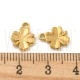 Pendente Trevo 9x9mm - Aço Inox Dourado
