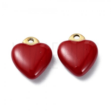 Pendente Coração 12x11mm - Aço...