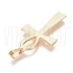 Pendente Cruz Ankh - 44x25mm - Aço Inoxidável 304 Dourado
