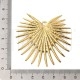 Pendente Sagrado Coração 54x55mm - Aço Inox Dourado