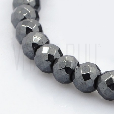 Fiada Contas Hematita/Hematite...