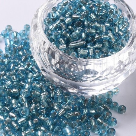 Pack missanga 3mm - AZUL CLARO...