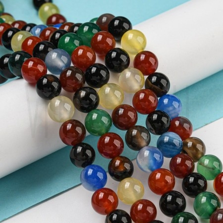 Fiada Contas +/- 8mm - 7 Chakr...