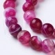 Fiada Contas Facetadas +/- 8mm - Ágata Pink Mix
