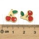 Pendente Cereja 12x12mm - Aço Inox Dourado