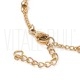 Pulseira Rosário com Cruz e Virgem Maria em Aço Inoxidável Dourado Pulseira Rosário com Cruz e Virgem Maria em Aço Inoxidável Dourado