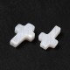 Contas Cruz em Madrepérola Natural 9,5mm para Bijuteria