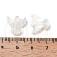 Conta Pomba Branca 13x13mm em Concha Natural com Furo Horizontal
