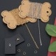 Kit DIY Corrente em Aço Inoxidável 304 Dourado e Prateado - 4m + Fechos e Argolas Kit DIY Corrente em Aço Inoxidável 304 Dourado e Prateado - 4m + Fechos e Argolas