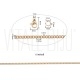 Kit DIY Corrente Grumet em Aço Inoxidável 304 Dourado - 10m + Fechos e Argolas Kit DIY Corrente Grumet em Aço Inoxidável 304 Dourado - 10m + Fechos e Argolas