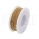 Kit DIY Corrente Grumet em Aço Inoxidável 304 Dourado - 10m + Fechos e Argolas Kit DIY Corrente Grumet em Aço Inoxidável 304 Dourado - 10m + Fechos e Argolas