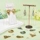 Kit DIY para Fazer Brincos Dourados e Prateados - 8 Pares Kit DIY para Fazer Brincos Dourados e Prateados - 8 Pares