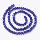 Fiada Cristal Facetado 4mm - Azul Royal
