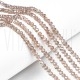Fiada Cristal Facetado Rondelle Cor Peru com Efeito AB 4x3mm para Bijuteria Fiada Cristal Facetado Rondelle Cor Peru com Efeito AB 4x3mm para Bijuteria