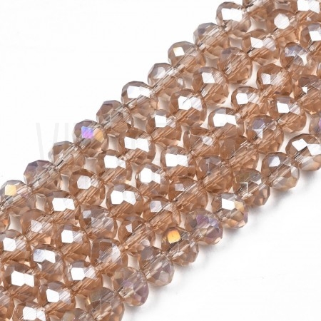 Fiada Cristal Facetado Rondell...