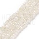 Fiada de Contas de Cristal Branco Gelo Rondelle Facetada 3,3x2,5mm Fiada de Contas de Cristal Branco Gelo Rondelle Facetada 3,3x2,5mm