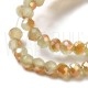 Fiada Cristal Facetado 3mm - Verde Mix Color