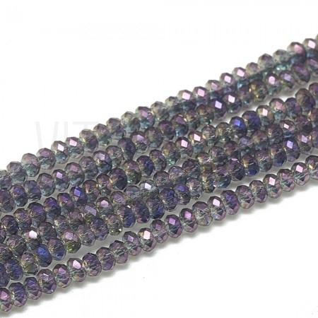 Fiada de Contas de Cristal Rox...