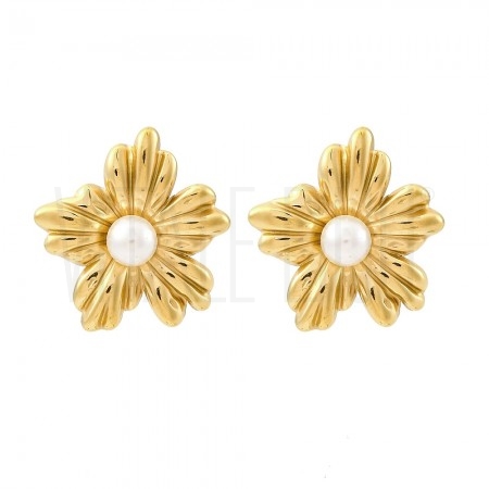 Brinco Pearl Sun 25x22mm - Aço... Brinco Pearl Sun 25x22mm - Aço...