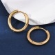 Brinco Argola 19mm (2mm espessura) - Aço Inox Dourado