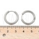 Brincos Argola Huggie em Aço Inoxidável 304 Prateado 19mm