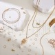 Kit DIY Corrente Fígaro em Aço Inoxidável 304 Dourado – 10m + Fechos e Argolas Kit DIY Corrente Fígaro em Aço Inoxidável 304 Dourado – 10m + Fechos e Argolas