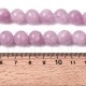 Fiada de Contas 10mm de Jade Lilás Lavanda Natural Redondas Fiada de Contas 10mm de Jade Lilás Lavanda Natural Redondas
