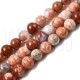 Fiada de Contas de Ágata Rosa Natural 8mm Redondas 47 a 49 Contas Fiada de Contas de Ágata Rosa Natural 8mm Redondas 47 a 49 Contas