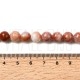 Fiada de Contas de Ágata Rosa Natural 8mm Redondas 47 a 49 Contas Fiada de Contas de Ágata Rosa Natural 8mm Redondas 47 a 49 Contas