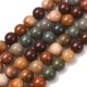 Fiada de Contas de Ágata do Gobi Natural Multicolor 8mm Redondas 44 a 47 Contas Fiada de Contas de Ágata do Gobi Natural Multicolor 8mm Redondas 44 a 47 Contas