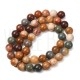 Fiada de Contas de Ágata do Gobi Natural Multicolor 8mm Redondas 44 a 47 Contas Fiada de Contas de Ágata do Gobi Natural Multicolor 8mm Redondas 44 a 47 Contas