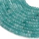 Fiada de Contas Jade Natural Turquesa Rondelle Facetada 4x3mm