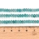 Fiada de Contas Jade Natural Turquesa Rondelle Facetada 4x3mm
