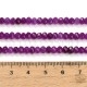 Fiada de Contas Jade Natural Roxa Rondelle Facetada 4x3mm