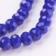 Fiada Cristal Facetado 6mm - Azul Royal Fiada Cristal Facetado 6mm - Azul Royal