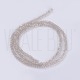 Fiada de Contas de Cristal Cinza Claro AB Rondelle Facetada 3x2mm Fiada de Contas de Cristal Cinza Claro AB Rondelle Facetada 3x2mm