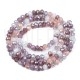 Fiada de Contas de Cristal Rosa Acastanhado Rondelle Facetada 3x2mm Fiada de Contas de Cristal Rosa Acastanhado Rondelle Facetada 3x2mm